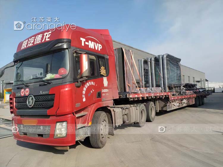 浙江智能候車亭案例裝車完成圖片