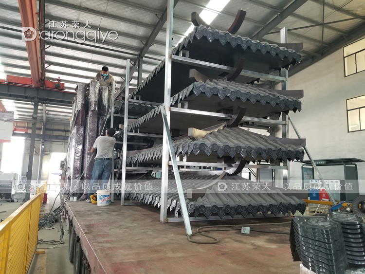 江蘇省仿古候車亭發(fā)貨圖二