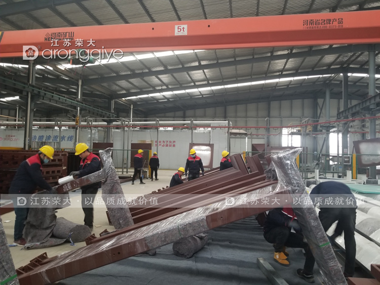 陜西仿古候車亭發(fā)貨圖三