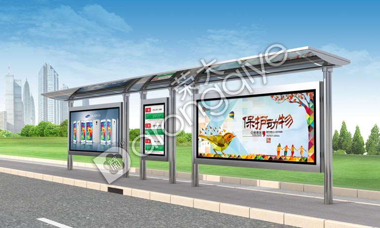 候車亭廠家 候車亭制作候車亭設計 公交候車亭