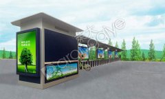 江蘇榮大公共自行車棚廠家直銷公共自行車亭棚