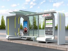 歐美候車亭彰顯人文關(guān)懷