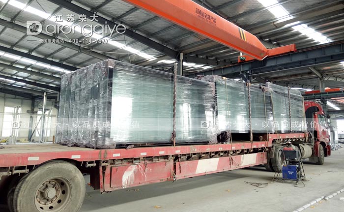 仿古公交候車亭發(fā)貨案例圖一