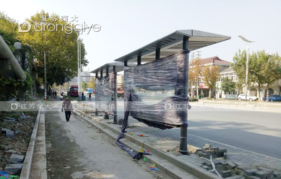 廣東候車亭安裝圖