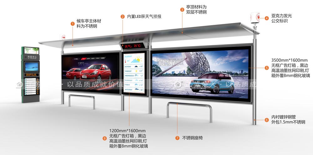 智能公交候車(chē)亭